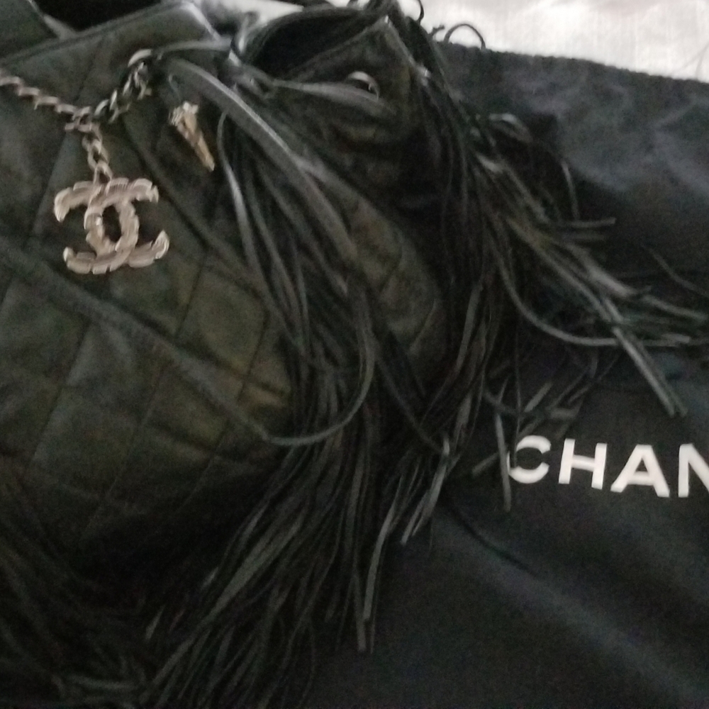 Chanel Paris-Dallas black lambskin hobo